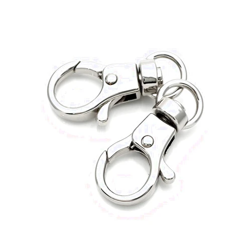 CRAFTMEMORE Swivel Snap Hook Quality Keychain Clip Push Gate Trigger Lobster Clasps 3/8