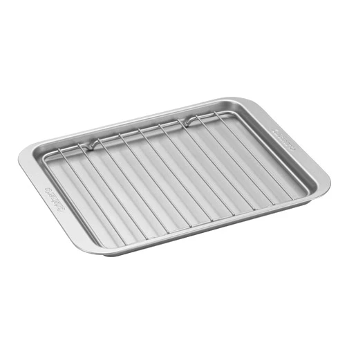 Cuisinart AMB-TOBPRK Toaster Oven Broiling Pan w/ Rack, silver, 11.2