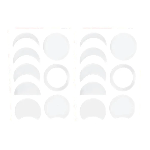 EXCEART Moon Phase Resin Molds Silicone, 2 Set Resin Epoxy Moon Phase Molds Crescent Molds Full Moon Mold, Moon Mold for DIY Craft Keychain Jewellery Making Pendants Art Casting