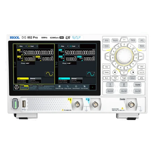 RIGOL DG852 Pro Waveform Generator 50MHz,2 Channels,16 bit, 625MSa/s