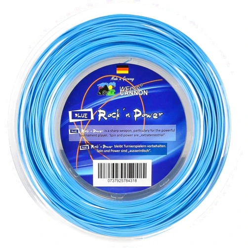 Weiss CANNON Blue Rock'n Power Tennis String - 1.20mm (neon-Blue) 660ft - 200m Reel
