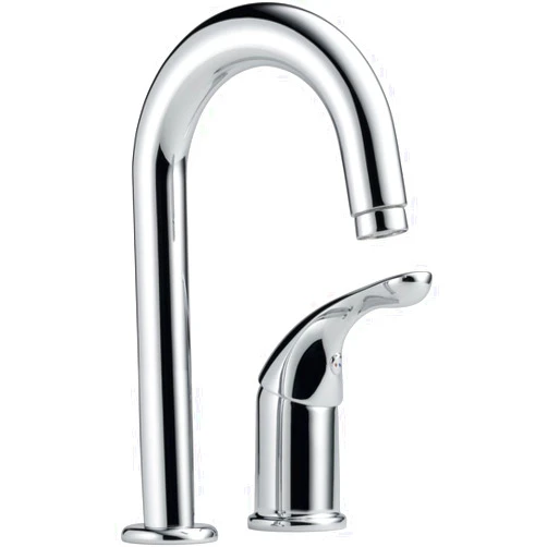 Delta Faucet Chrome Bar Faucet, Chrome Bar Sink Faucet Single Hole, Wet Bar Faucets Single Hole, Prep Sink Faucet, Faucet for Bar Sink, Chrome Kitchen Faucet, Chrome 1903-DST