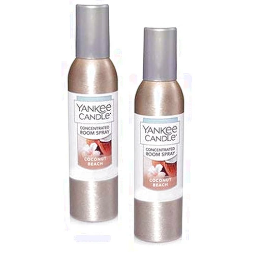 Yankee Candle 2 Pack Coconut Beach Concentrated Room Spray 1.5 Oz.