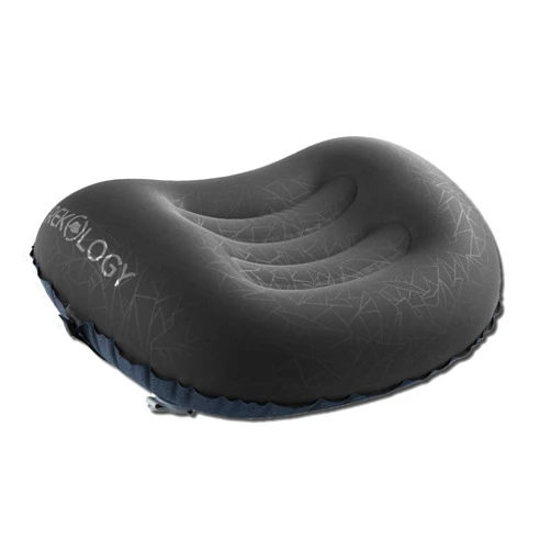 TREKOLOGY Ultralight Inflatable Camping Travel Pillow - ALUFT 2.0 Compressible, Compact, Comfortable, Ergonomic Inflating Pillows for Neck & Lumbar Support While Camp, Hiking, Backpacking