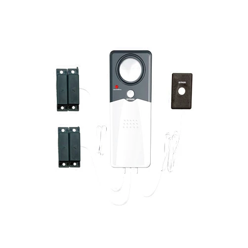 Techko S189 Ultra Slim Safe Pool Alarm for Kids, ETL Listed UL 2017 Compliant, Indoor/Outdor Weather Resistant, 110db Loud Alarm with 2X Bypass Buttons, Gray, 1Count