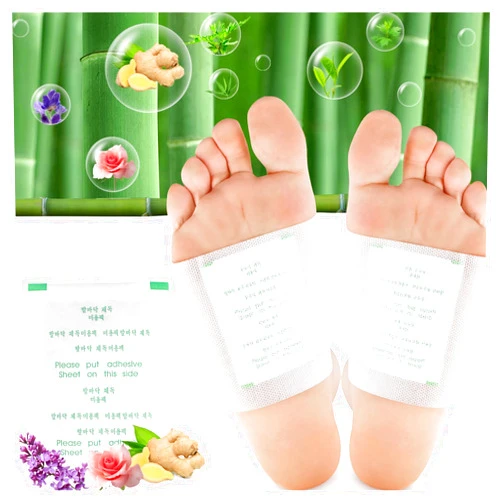Maguja Foot Pads maguja 100Pcs Deep Cleansing Foot Pads for Stress Relief | Better Sleep | Foot Care | Ginger Foot Patch with Natural Ingredients Bamboo Vinegar and Ginger Powder