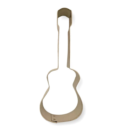 Bundle of Fun Acoustic Guitar Metal Cookie Cutter (4.5 inch)