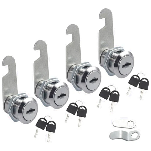 Anhoer 4 Pack Cam Locks with Keys, 1