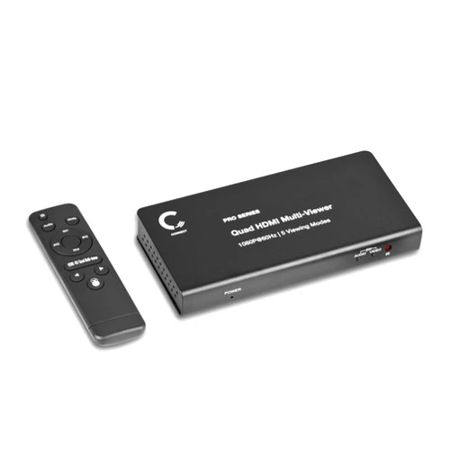 Expert Connect 4 Ports Quad HDMI Multi-Viewer/Screen Divider/Switch | 1080p @ 60Hz | 5 Viewing Modes