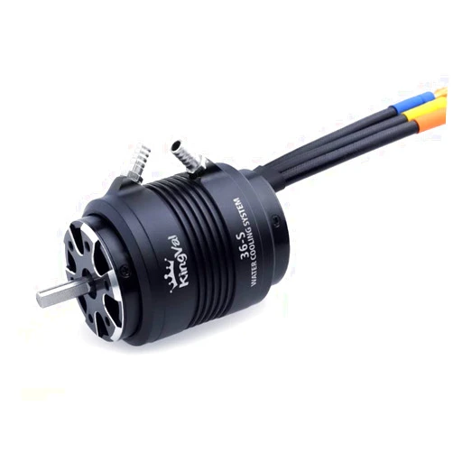 KingVal Replacement 3660 4300KV Brushless Motor Shaft 5mm with Water Cooling Jacket Unit Compatible with RC Boat