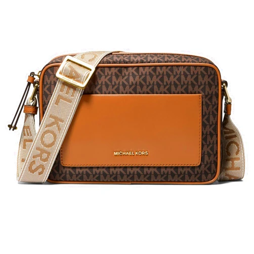 Michael Kors Jet Set Large Webbing Strap Crossbody Bag