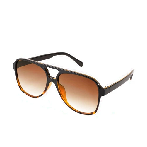 FEISEDY Vintage Retro 70s Plastic Aviator Sunglasses Women Men Classic Large Squared Frame B2751