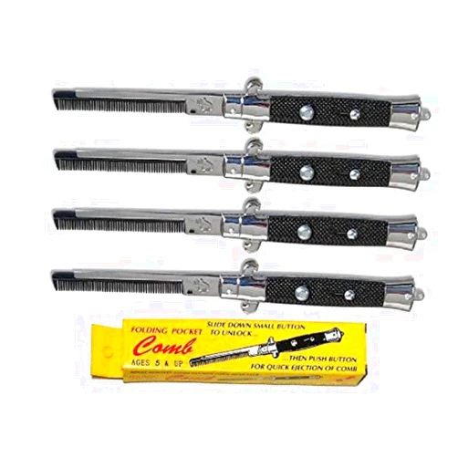 Rhode Island Novelty RI Novelty Switch Blade Combs 4 Per Order