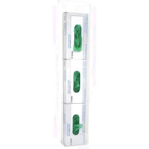 Omnimed Glove Box Dispensers (Acrylic, Triple-Vertical Mount)