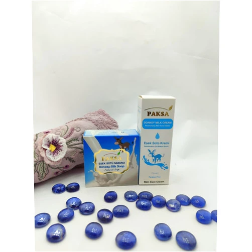 PAKSA Donkey's Milk Soap Donkey Milk Cream (2 in 1)
