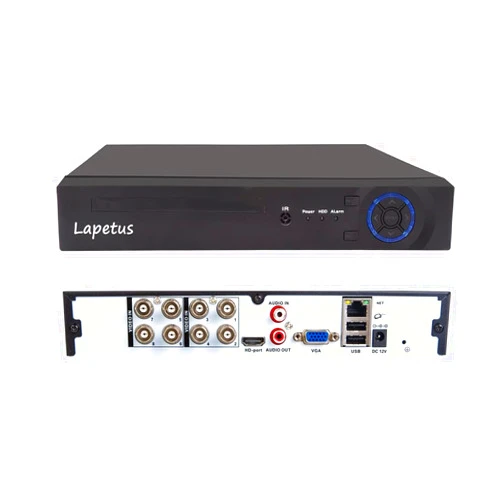 Lapetus 8CH 1080N Hybrid 5-in-1 AHD DVR (1080P NVR+1080N AHD+960H Analog+TVI+CVI) Standalone DVR CCTV Surveillance Security System Video Recorder Motion Detection HDD & Cameras not Included