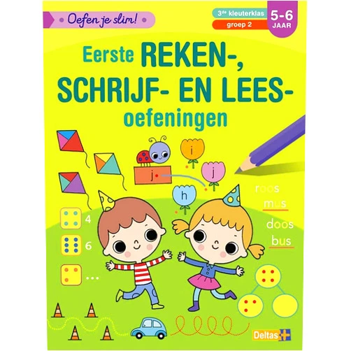 ZNU Oefen je slim! Eerste reken-, schrijf-, en leesoefeningen (5-6 j.): Zo leuk is oefenen!