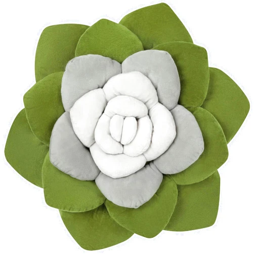 OtGalk Flower Throw Pillow - 17.8