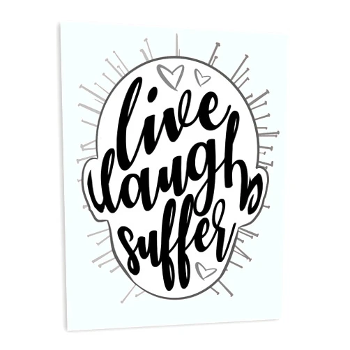 Ludwig Van Bacon Art Live Laugh Suffer Fine Art Print Poster