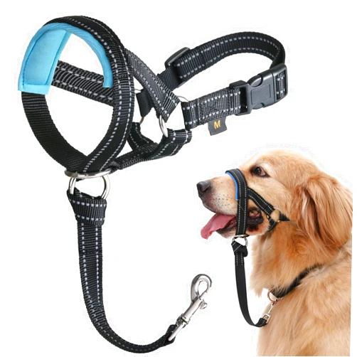 BARKLESS Dog Head Collar, No Pull Head Halter with Soft Padding, Reflective Soft Padded Snout Harness for Medium Large Dogs German Shepherd, Labrador