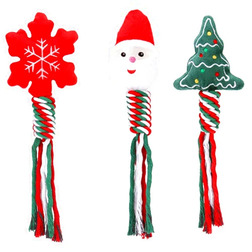 HESUILONG Dog Toys Puppy Teething Chew Toys,Dog Chew Toys Rope Toys,Cat Chew Toys,Safe Braided Rabbit Toys Healthy Gift Christmas Toy