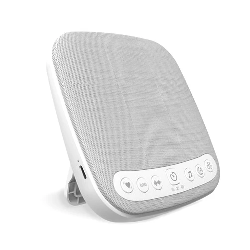 HEAVTUEN White Noise Machine,Sound Machine with 18 Non Looping Natural Soothing Sounds, Small Travel Sound Machine Powered USB Sleep Sound Timer Therapy for Baby Kids Adults