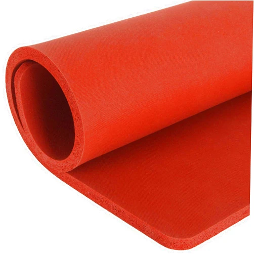 ZIQI 12 x15 Inch Silicone Heat Press Mat Pad, 5/16” Thickest Silicone Heat Mat for Heat Press Machine Flat Heat Transfer Press Replacement Pad (Red)