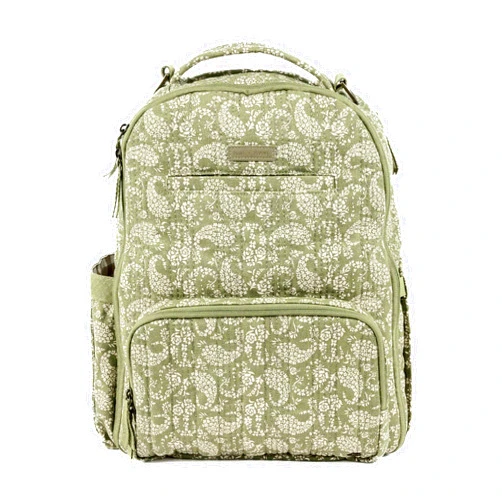JuJuBe x Sazan Hendrix - New Classic Diaper Bag Backpack with Portable Changing Pad, Baby Stroller Straps, Large Travel Backpack for Boy or Girl, For Carrying Baby Bottles, Diapers, Paisley Floral