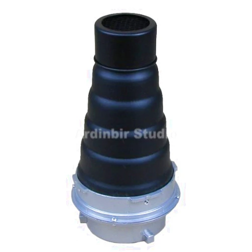 Ardinbir Studio Heavy Duty Metal Snoot with Honeycomb Grid for Bowens type Monolight including Visico, Mettle, Fancier, Calumet Strobe Light