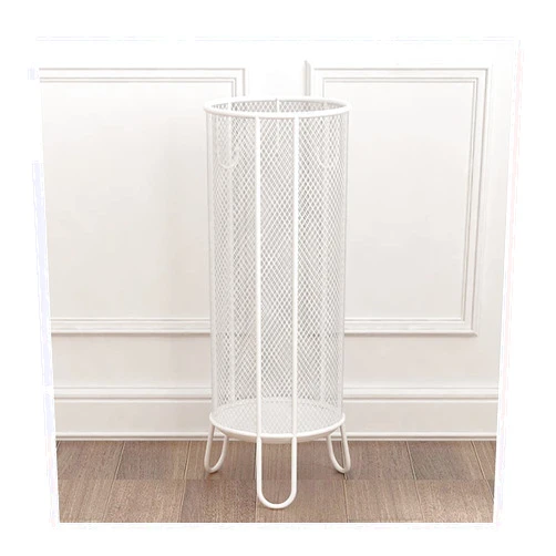 YYSANJIA Umbrella Stand Rack Golden Iron Umbrella Holder, Modern Hollow Umbrella Barrel at The Entrance of The Indoor Corridor, Storage Basket for 12-16 Long and Short Umbrellas