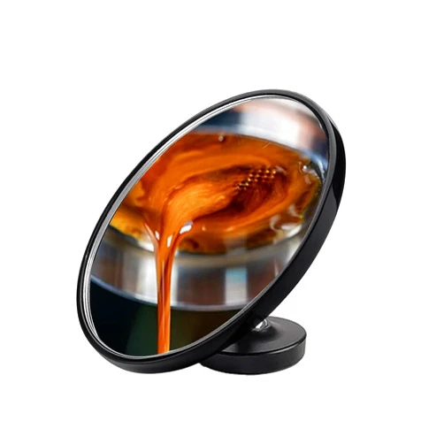 Ulirds Espresso Shot Mirror for Checking Coffee Extraction Status–Magnetic 360°Adjustable Accessories for Bottomless Portafilter–Barista Tool (Black)