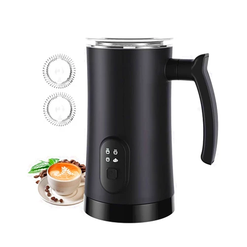 MUMAO Milk Frother, 4-in-1 Electric Milk Steamer, 350ml/11.8oz Automatic Frother Machine for Coffee, Warm and Cold Foam, Temperature Control for Latte, Cappuccino, Hot Chocolate