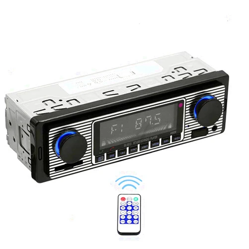 Polarlander 12V-24V Bluetooth Car Stereo,4x45W Car Audio FM Radio, MP3 Player USB/SD/AUX Hands Free Calling, Vehicle Navigation Location, Audio Recording with Wireless Remote Control, APP Control