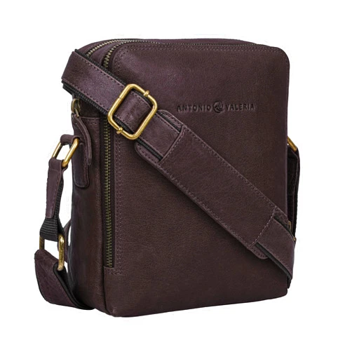 ANTONIO VALERIA Gift For Mothers Day Alex Washed Leather Crossbody Bag