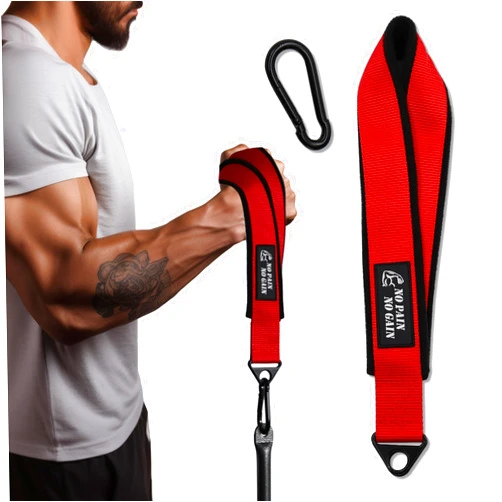 Lights Mountain Arm Wrestling Training Strap Belt Hand Grip Arm Finger Forearm Exerciser Strengthener for Cable Machine and Free Weight