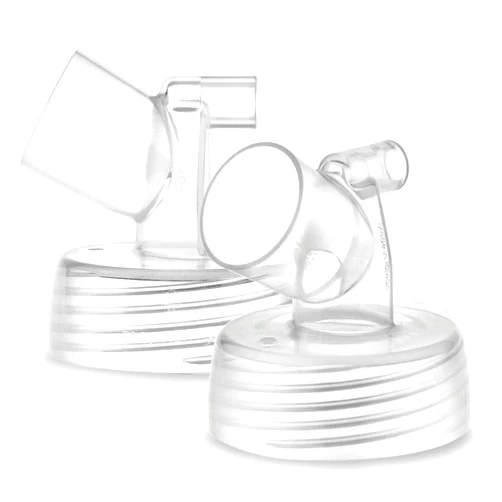Maymom Widemouth Connector 2pc Compatible w Spectra S1 Spectra S2 Pump; Compatible with Medela PersonalFit Shield, Pumpin Pal Shield, Lansinoh Flange, Maymom MyFit Shields, MyFit Crater Shield