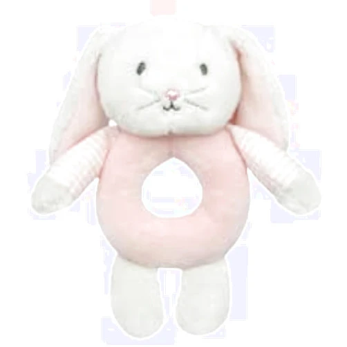KIDS PREFERRED Carter’s Bunny Ring Rattle, Plush Toy for Babies