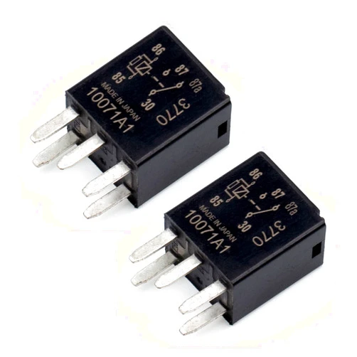 HOPUT 2pcs G8V-RH-1C7T-R-DC12 - Power Relay, 12vdc 278002822 7866 D1780C 301-1C-C-R1-U01 GM Original Equipment Black Multi-Purpose Relay Fuel Pump Relay