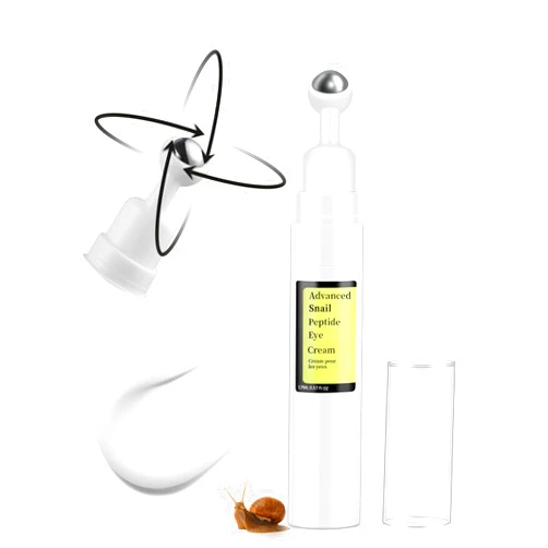 MIZEEYE Snail Peptide Eye Cream For Moisturizing, Snail Mucin Under Eye Cream With Niacinamide, Hyaluronic Acid, 17 ML Snail Eye Cream For Dark Circles, Puffiness and Fine Lines.
