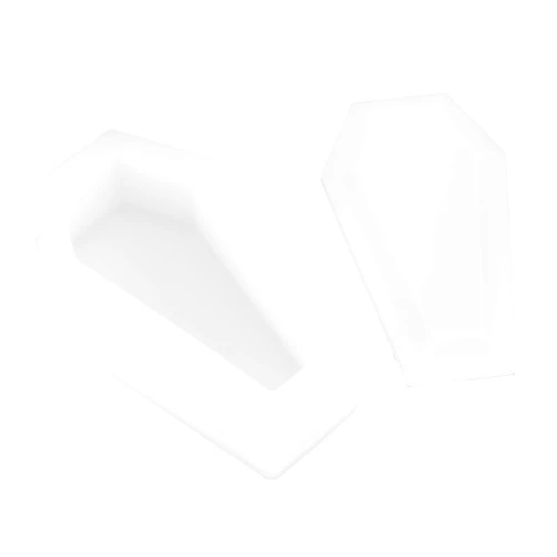 Pssopp Resin Coffin, Silicone Coffin Storage Box Resin Silicone Set for DIY Craft Jewelry Halloween