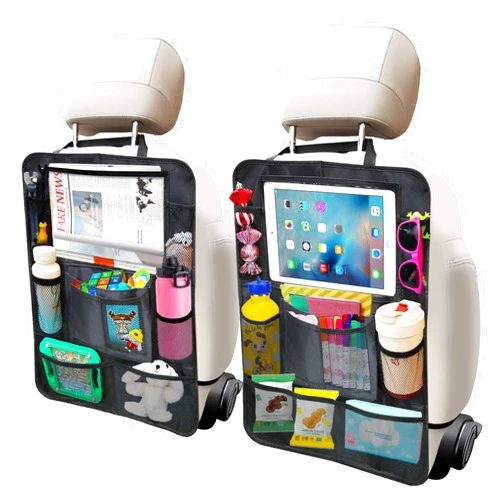 Zecirl Car Backseat Organizer ，2 Pack car organizer back seat with 10