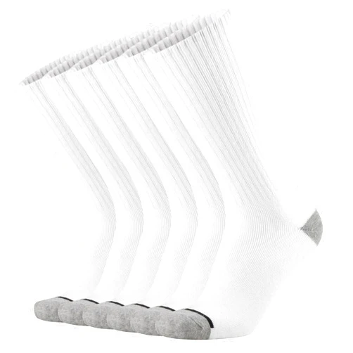 KMM Men's Cotton Full Thick Cushion Crew Socks Moisture Control Heavy Duty Work Boot Warm Thermal Anti Wicking Sweat Blisters
