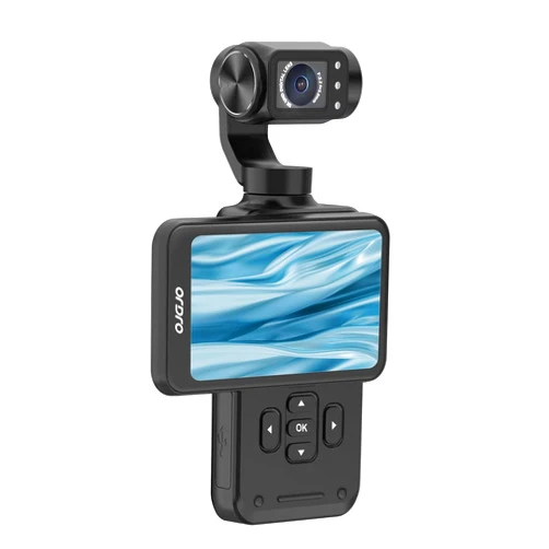 ORDRO M5 5K Handheld Video Camera Vlogging Camcorder 3.5-inch Rotating Touch Screen 3-Axis Stabilization IR Night Vision WDR Face Follow 120 ° Wide Angle Long Battery Life
