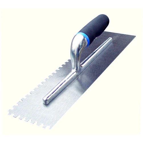 Bon Tool 13-144 U Notch Trowel 16-inch x 4-inch - 1/4-inch x 1/4-inch x 1/4-inch, Comfort Grip Handle