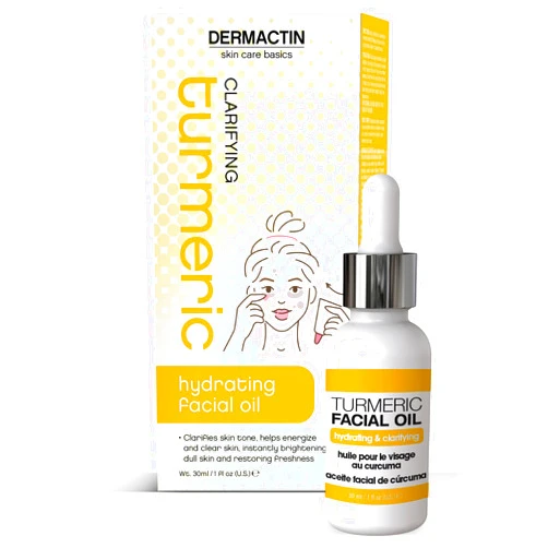 Dermactin-TS Turmeric Hydrating and Clarifying Facial Oil - Tumeric Face Oil 1 Ounce