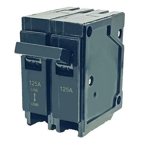 Fxsmgdy Q2125 125-Amp Double Pole Circuit Breaker, 120/240v, fit for Siemens Type EQ, EQL, SEQ, EQG PL and ES Series loadcentres,Thermal Magnetic Protection, Plug-in Type QP Circuit Breaker, 5 Years Warranty