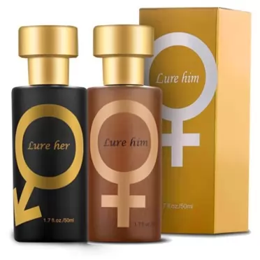Inalsion Golden Lure Pheromone Perfume, 1.76oz/50ml Pheromones to Attract Men for Women, Pheromones Cologne for Men to Attract Women, Venom Love Cologne For Men Lure Her (mixed)