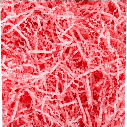 Uptotop 4 oz Pink Crinkle Cut Paper Shred Filler for Gift Basket Filling Birthday Wedding Christmas Thanksgiving Mother's Day
