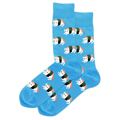 Hot Sox Men's Fun Animal Series Crew Socks-1 Pair Pack-Cool & Funny Novelty Gifts