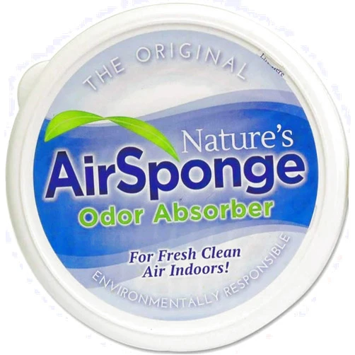Nature's Air Sponge Delta Nature's Air Sponge Odor Absorber, Eliminator, Neutralizer and Natural Air Freshener Gel - Unscented Plastic Tub 0.5 Lb. 6-pack